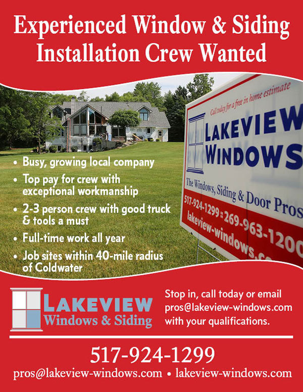 Experienced Window & Siding Installation Crew Wanted