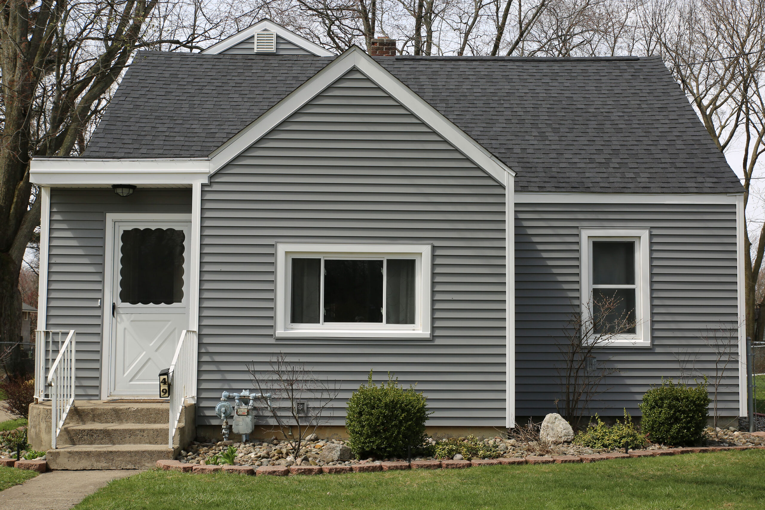 after Deep Granite siding