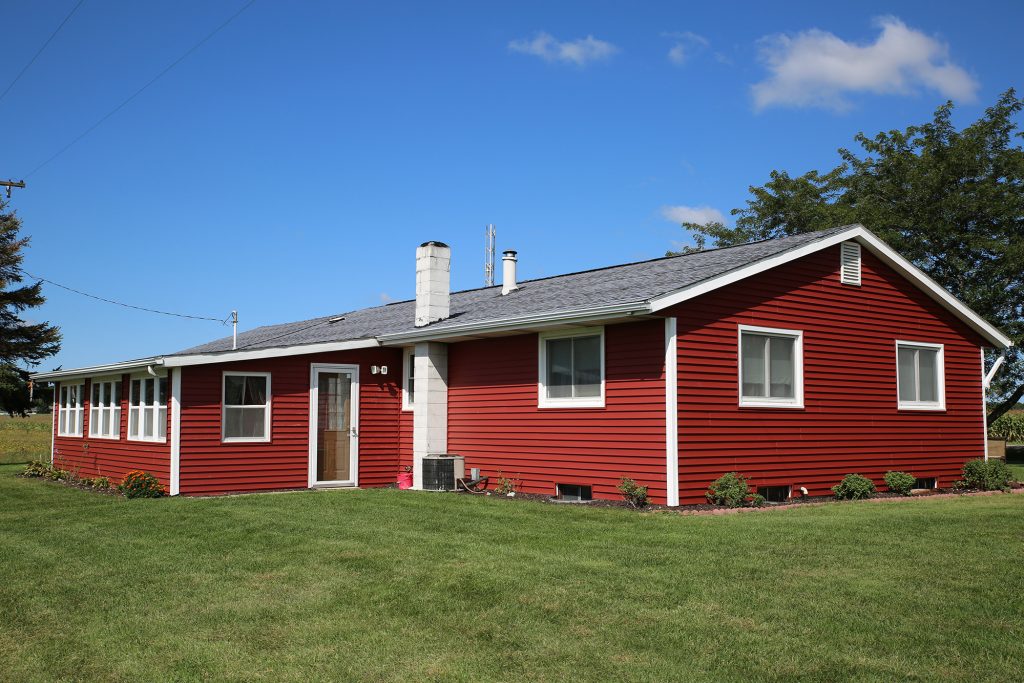Wow red siding